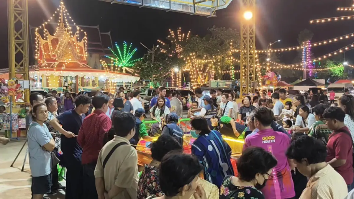 ทำบุญ 100 ได้ควายตัวเป็นๆ! สาวอุทัยฯ ตักไข่มัจฉาเฮรับโชคใหญ่