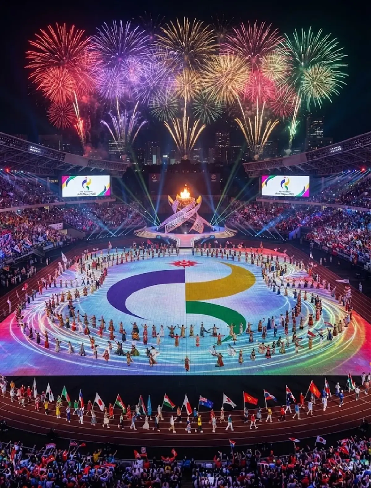 "ถ่ายทอดสดพิธีเปิดเอเชียนเกมส์ 2026" ดูสดฟรี เอเชียนเกมส์ 2026