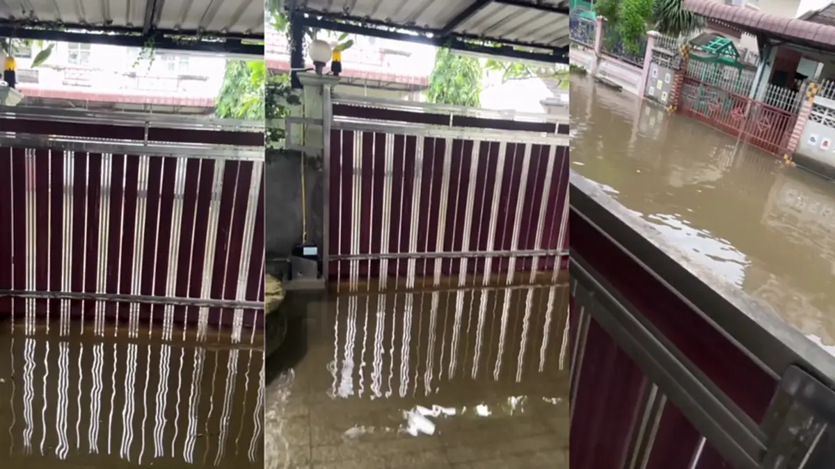 ตลกชื่อดัง โพสต์คลิปเปิดบ้านเจอวิกฤตน้ำท่วม ระดับน้ำสูงถึงเข่า