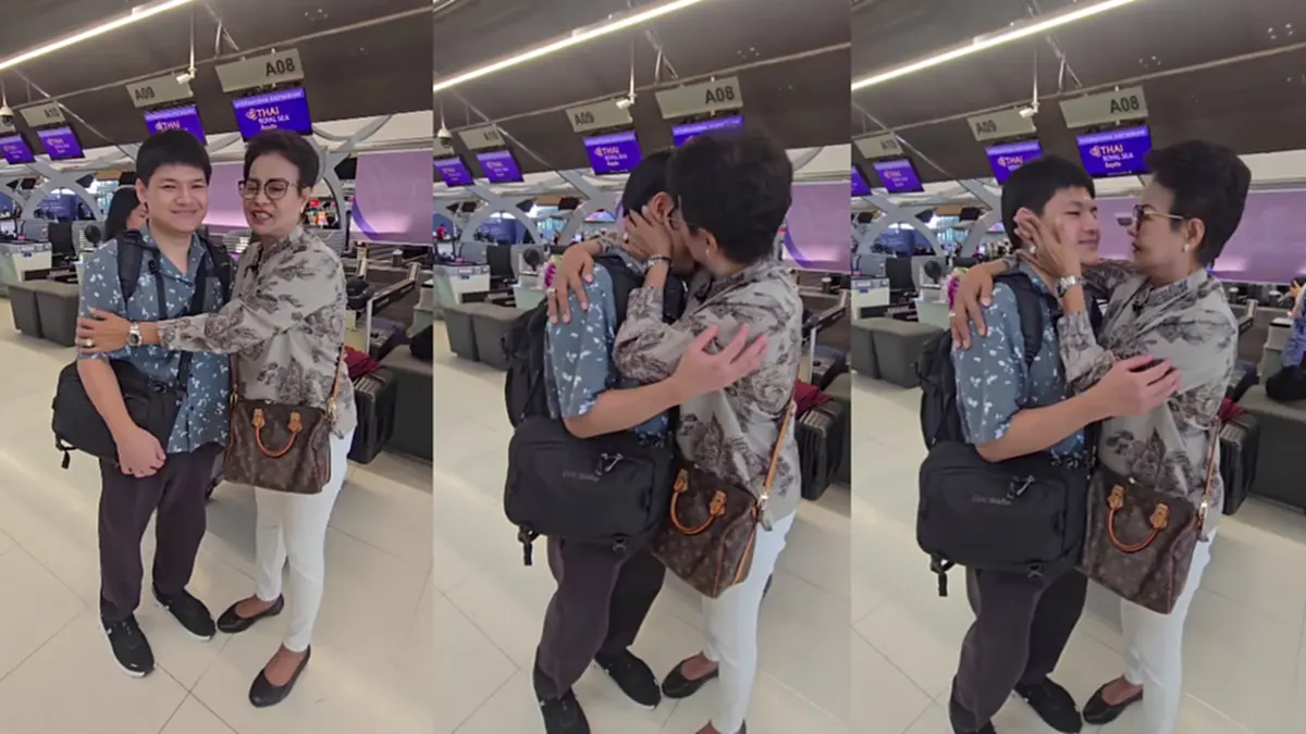 บีบหัวใจคนเป็นแม่ ส่องโมเมนต์ น้องภู ลูกนุ้ย-ตั๊ก บินไปอังกฤษ