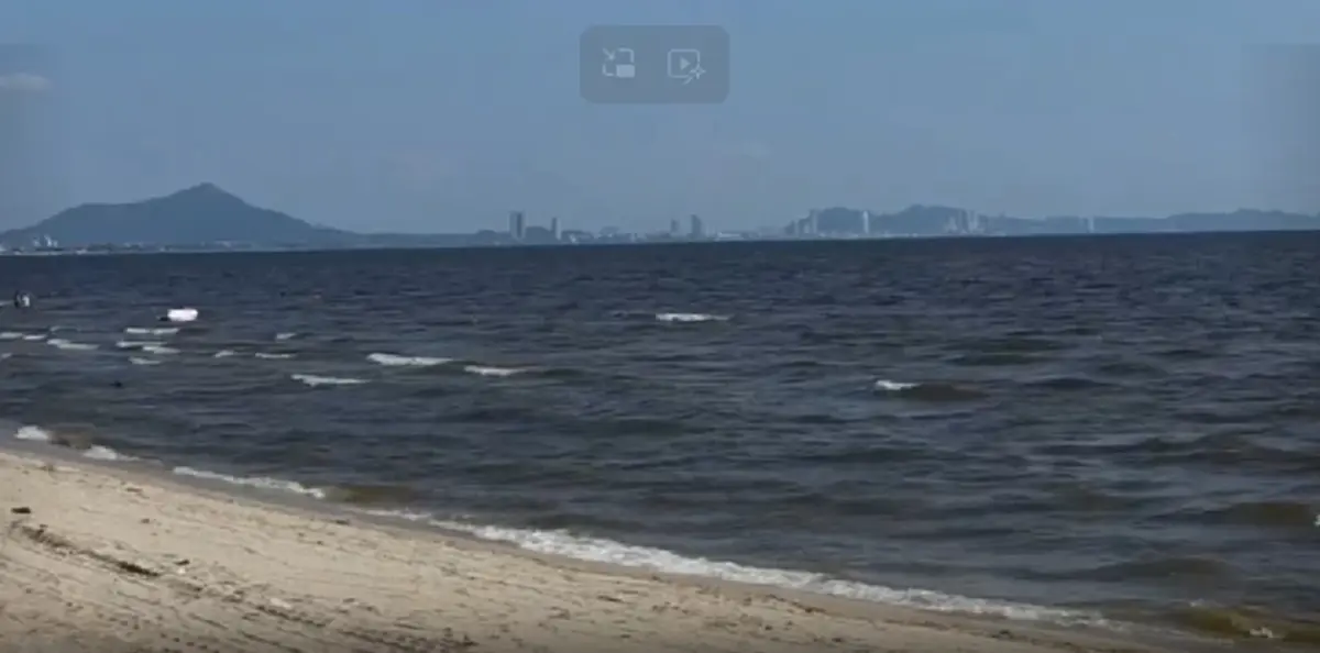 บางแสนเกิดอะไรขึ้น? น้ำทะเลดำขุ่นตลอดแนวหาด นักท่องเที่ยวผงะ!
