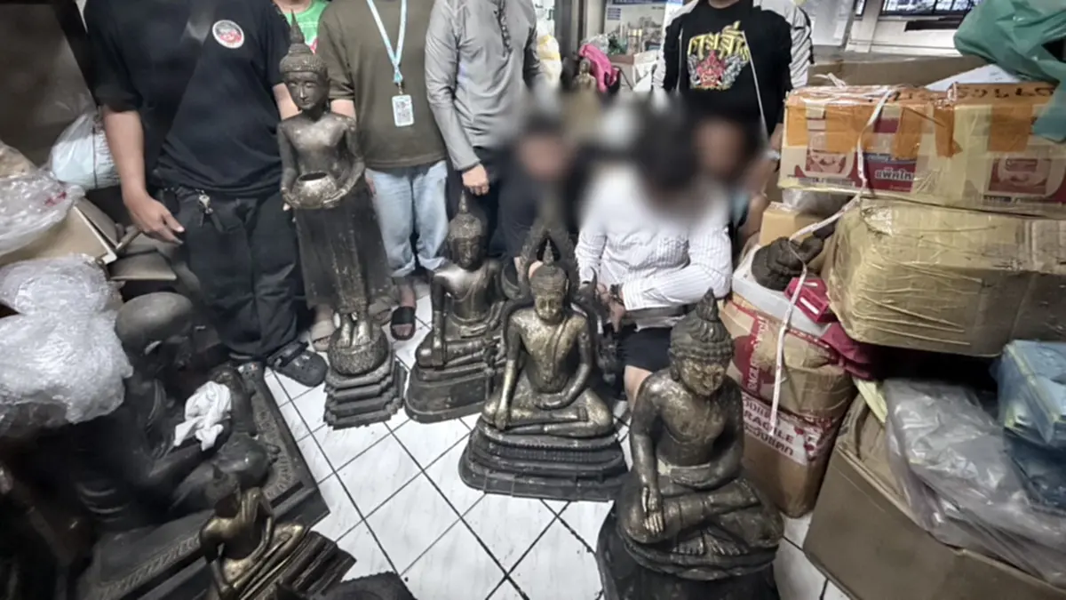 รวบแก๊งฉกพระวัดเขียนเขต! ที่แท้เด็กวัดเก่า โดนมาแล้ว 14 คดี