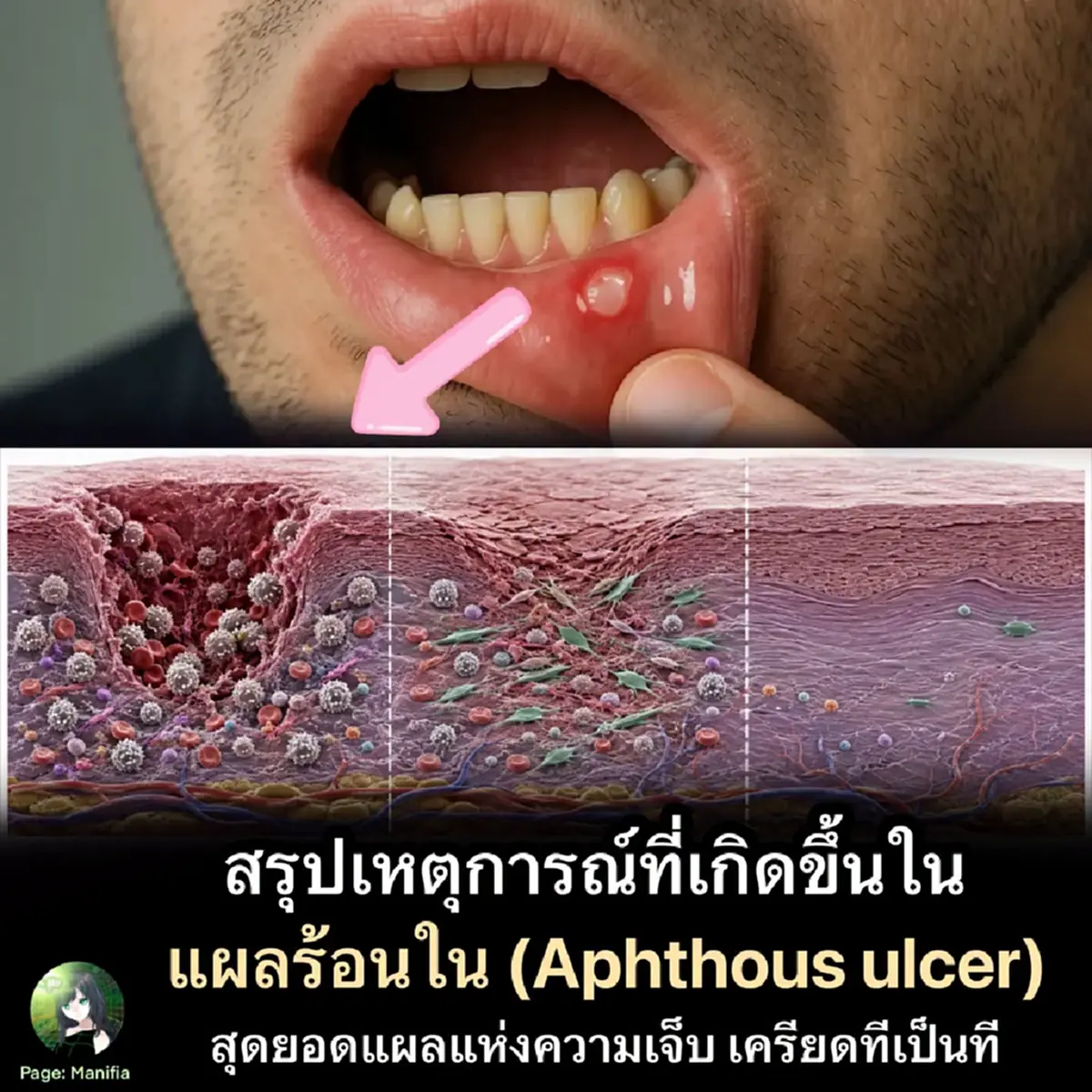 ผิดคาดหมด "แผลร้อนใน" รู้แล้ว ที่แท้มันเกิดจากอะไรกันแน่