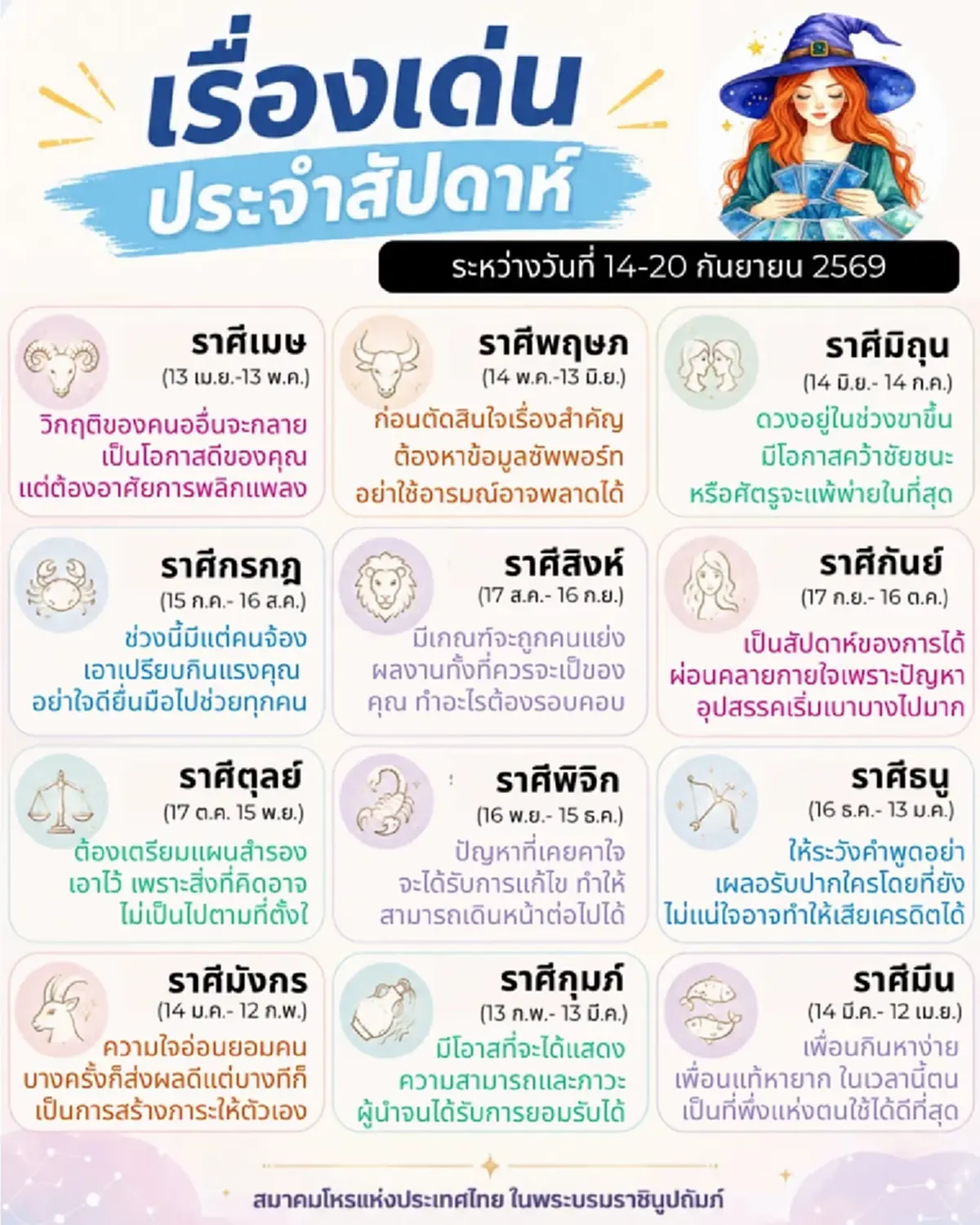 เคาะ 1 ราศีดวงเด่น ประจำสัปดาห์นี้ ดวงอยู่ในช่วงขาขึ้น