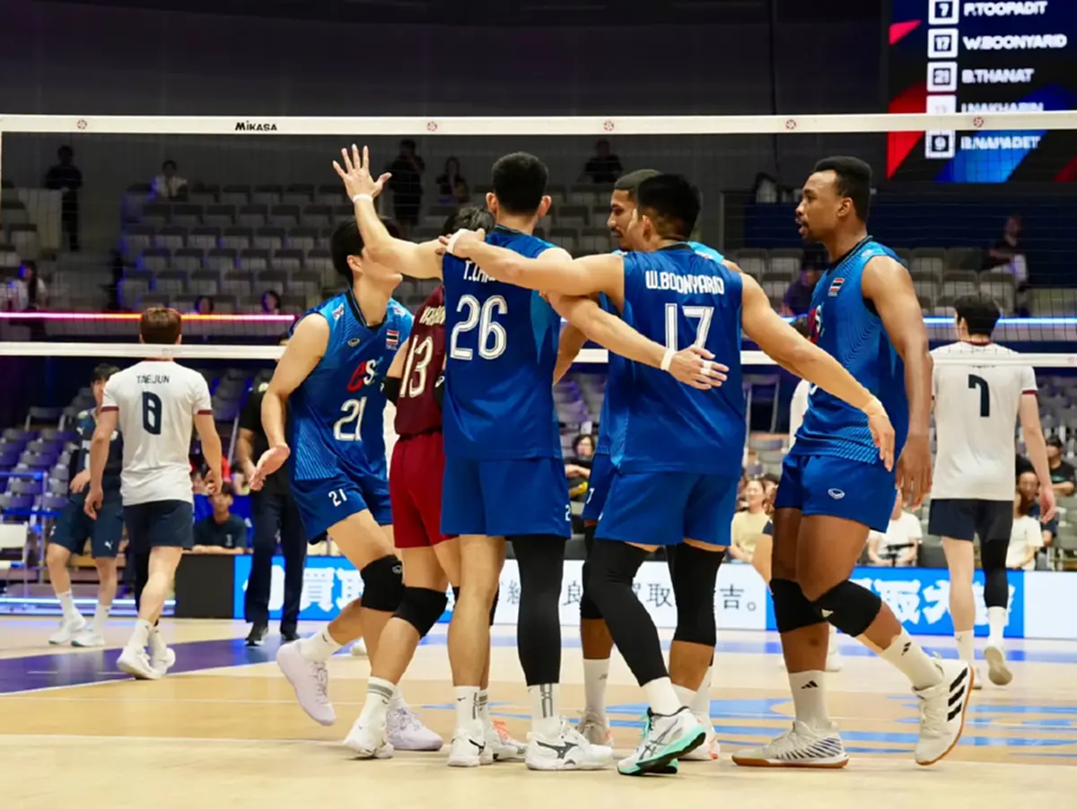 เริ่ดเกิน อันดับโลกวอลเลย์บอลชายไทยล่าสุดหลังชนะเกาหลีใต้