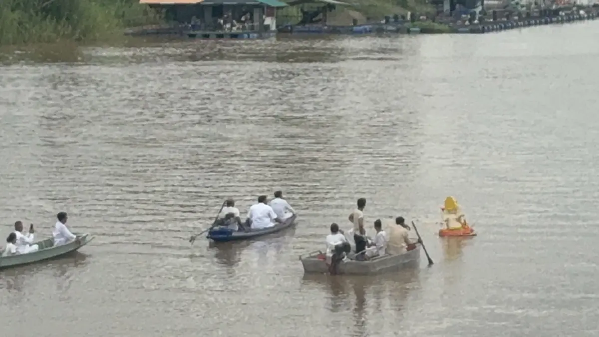 เลขหางประทัด พิธีแห่พระพิฆเนศจำลอง ลอยเจ้าพระยา เทศกาลคเณศจตุรถี