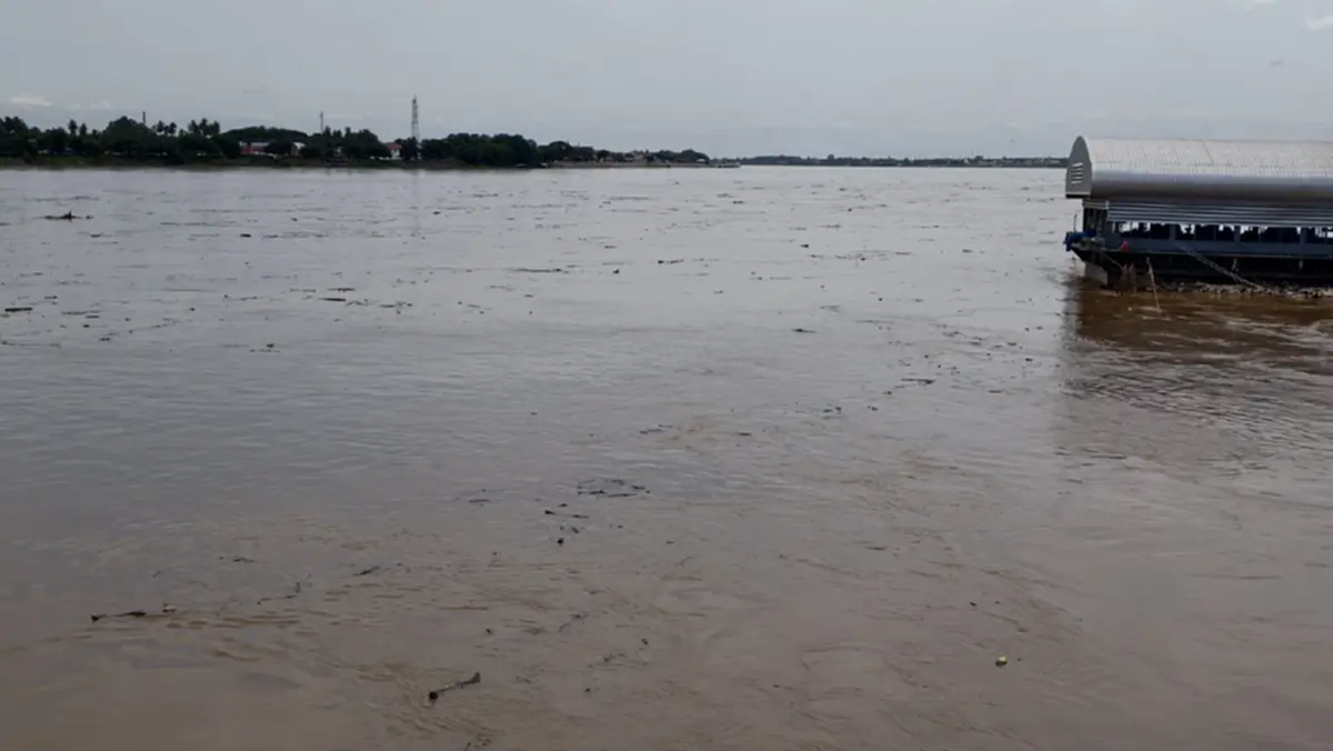 น้ำโขงหนองคายขึ้นวันเดียวเกือบ 1.5 ม. เตือนมวลน้ำใหญ่พรุ่งนี้