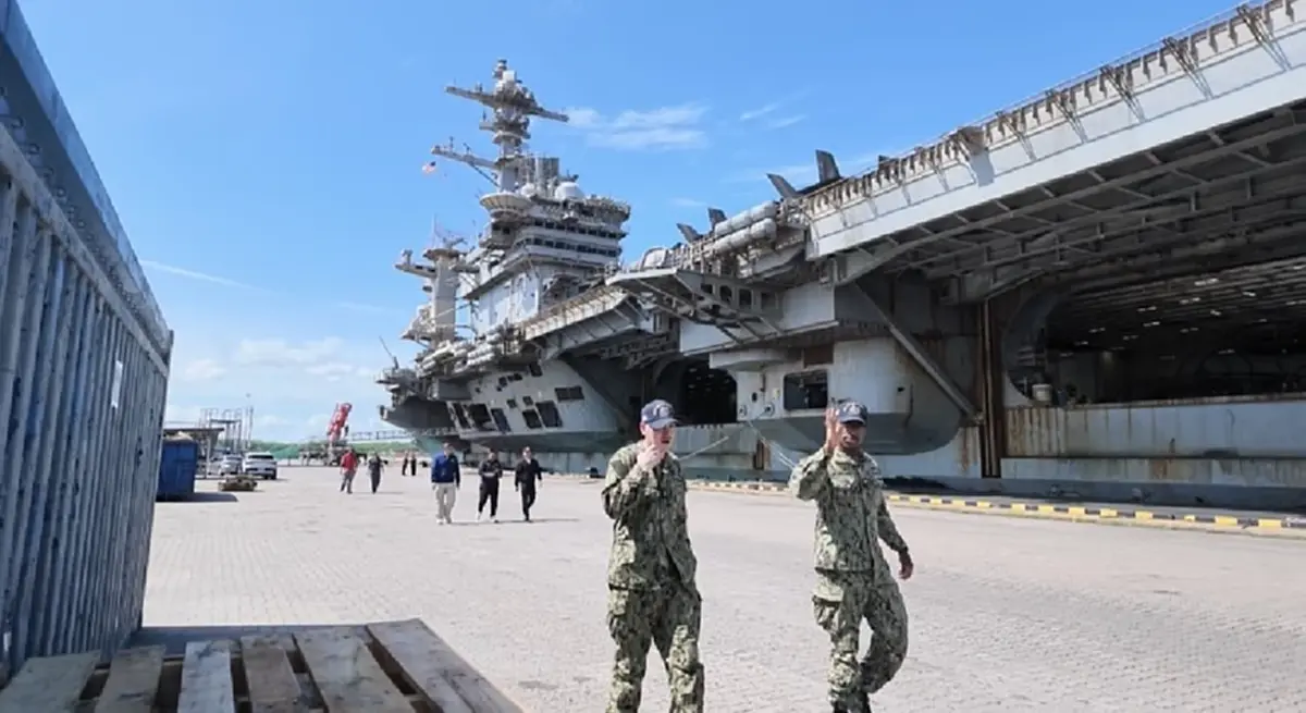 เลขเรือสหรัฐฯ USS Abraham Lincoln เตรียมโบกมือลาไทยแลนด์