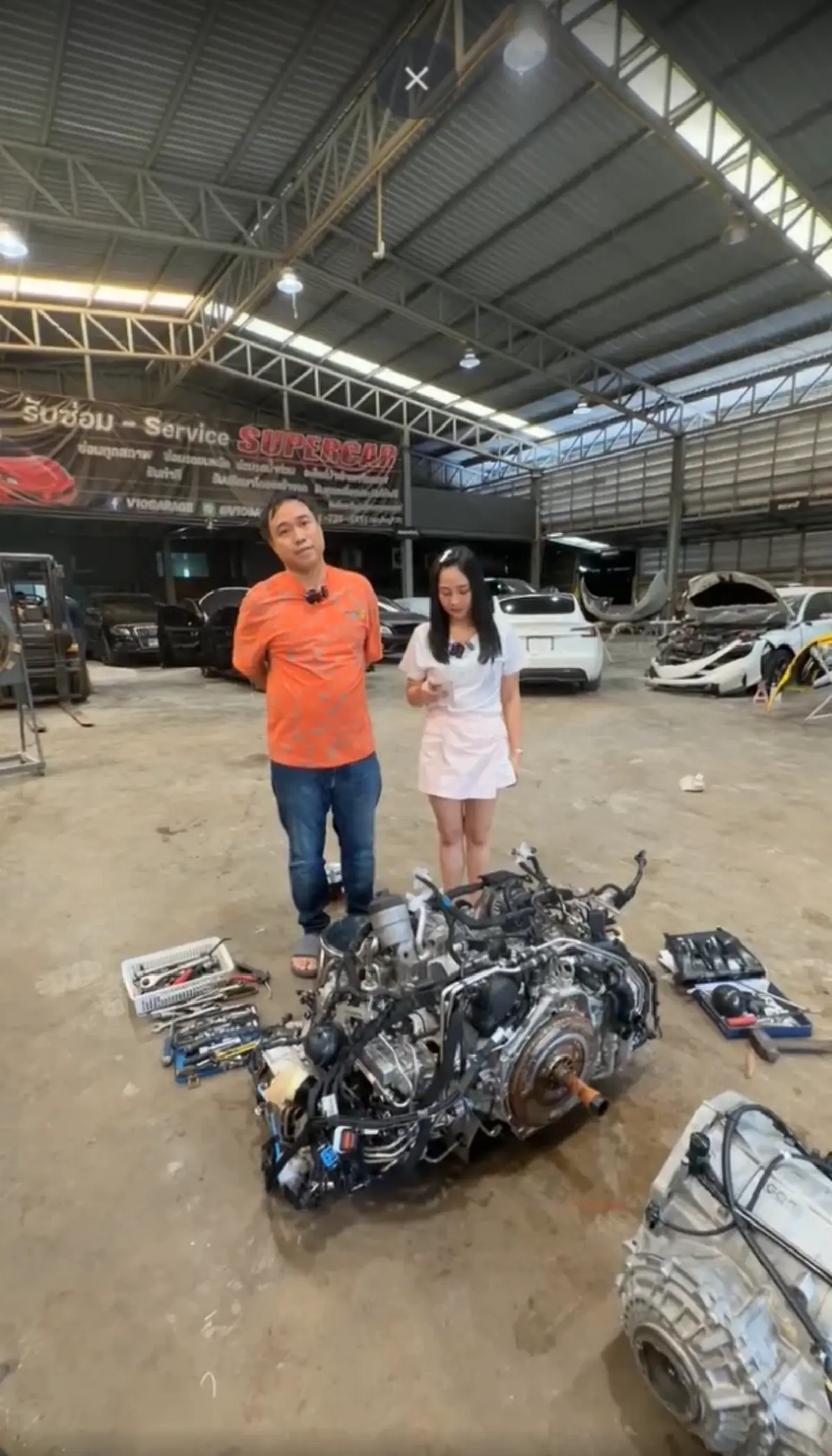 ใหญ่ V10 เปิดหมดเปลือก เทคนิคกู้รถน้ำท่วม เตือน รถ EV และ รถน้ำมัน