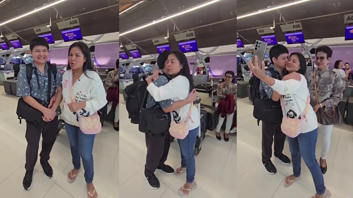 บีบหัวใจคนเป็นแม่ ส่องโมเมนต์ น้องภู ลูกนุ้ย-ตั๊ก บินไปอังกฤษ