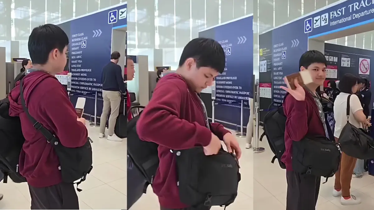 บีบหัวใจคนเป็นแม่ ส่องโมเมนต์ น้องภู ลูกนุ้ย-ตั๊ก บินไปอังกฤษ