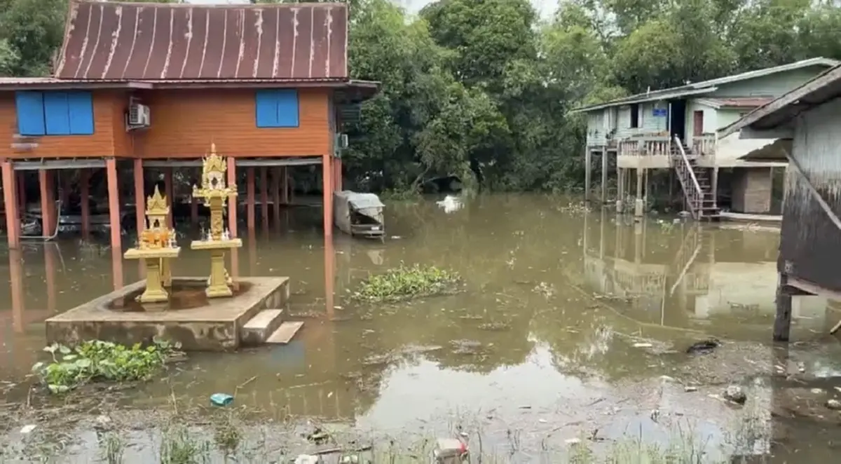 อยุธยาอ่วม! เขื่อนเจ้าพระยาระบายน้ำพุ่ง คืนเดียวท่วม
