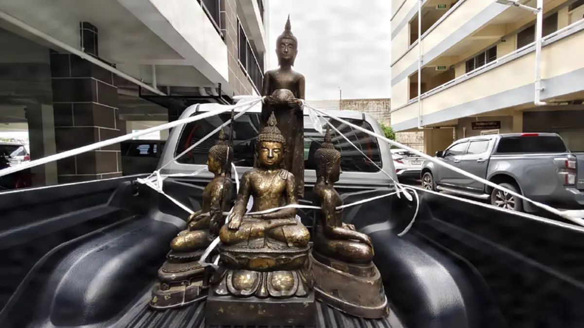 รวบแก๊งฉกพระวัดเขียนเขต! ที่แท้เด็กวัดเก่า โดนมาแล้ว 14 คดี