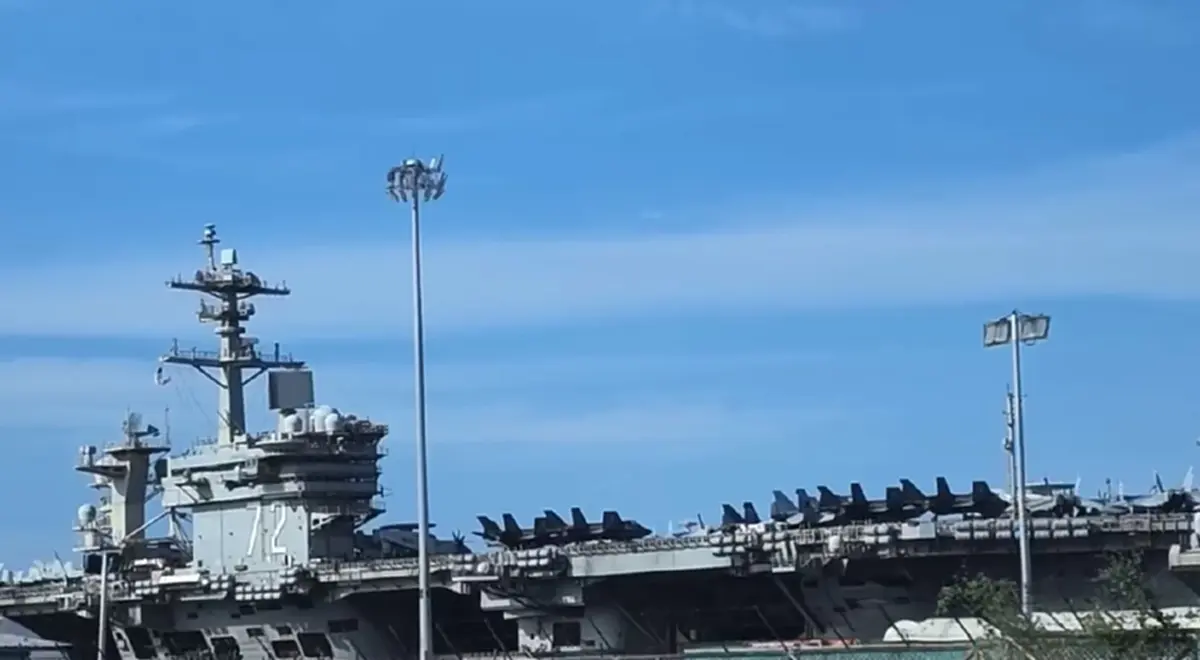 เลขเรือสหรัฐฯ USS Abraham Lincoln เตรียมโบกมือลาไทยแลนด์