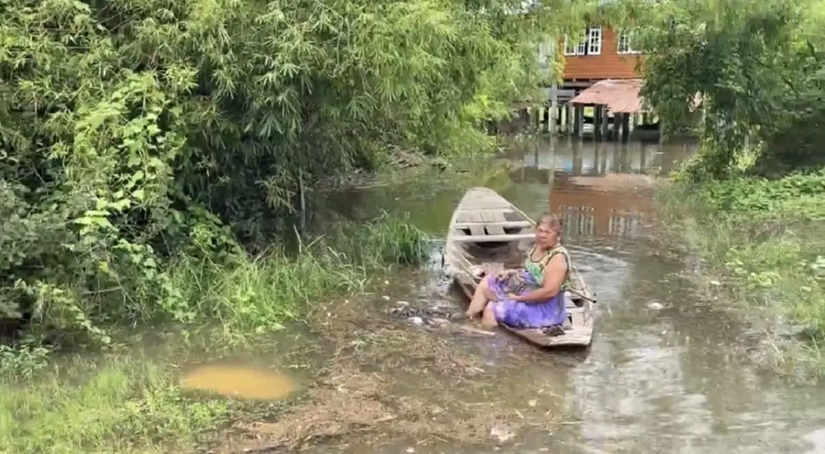 อยุธยาอ่วม! เขื่อนเจ้าพระยาระบายน้ำพุ่ง คืนเดียวท่วม