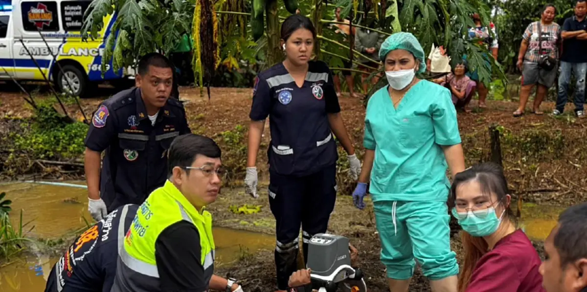 สลด หลวงปู่สัมฤทธิ์ เจ้าอาวาสวัย 67 ถูกกระแสน้ำดูดลงท่อ มรณภาพ