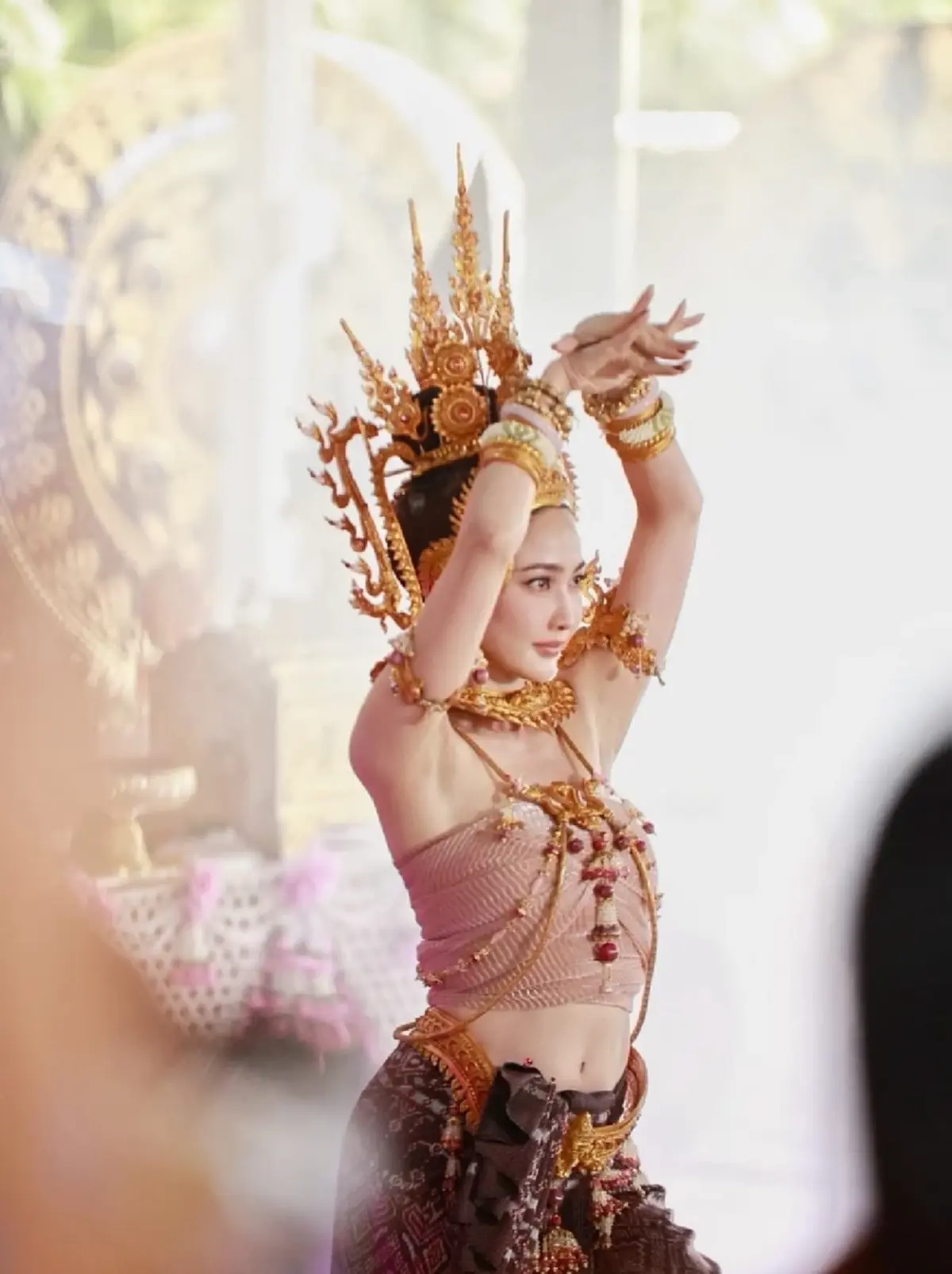 งดงามอ่อนช้อย แต้ว ณฐพร ร่วมพิธีรำบวงสรวงคำชะโนด  ต้อนรับ นาคี 3