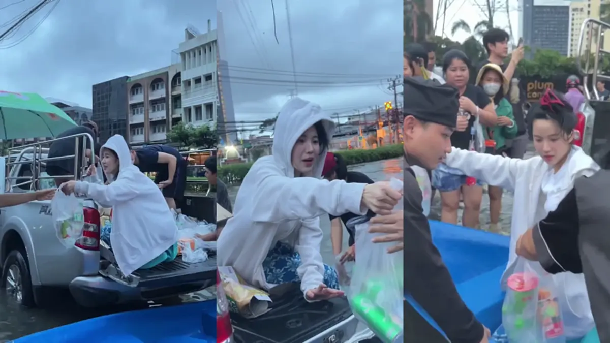 ครั้งแรกในชีวิต  ดาราสาว เปิดใจลงพื้นที่ ภูมิใจได้ช่วยน้ำท่วม