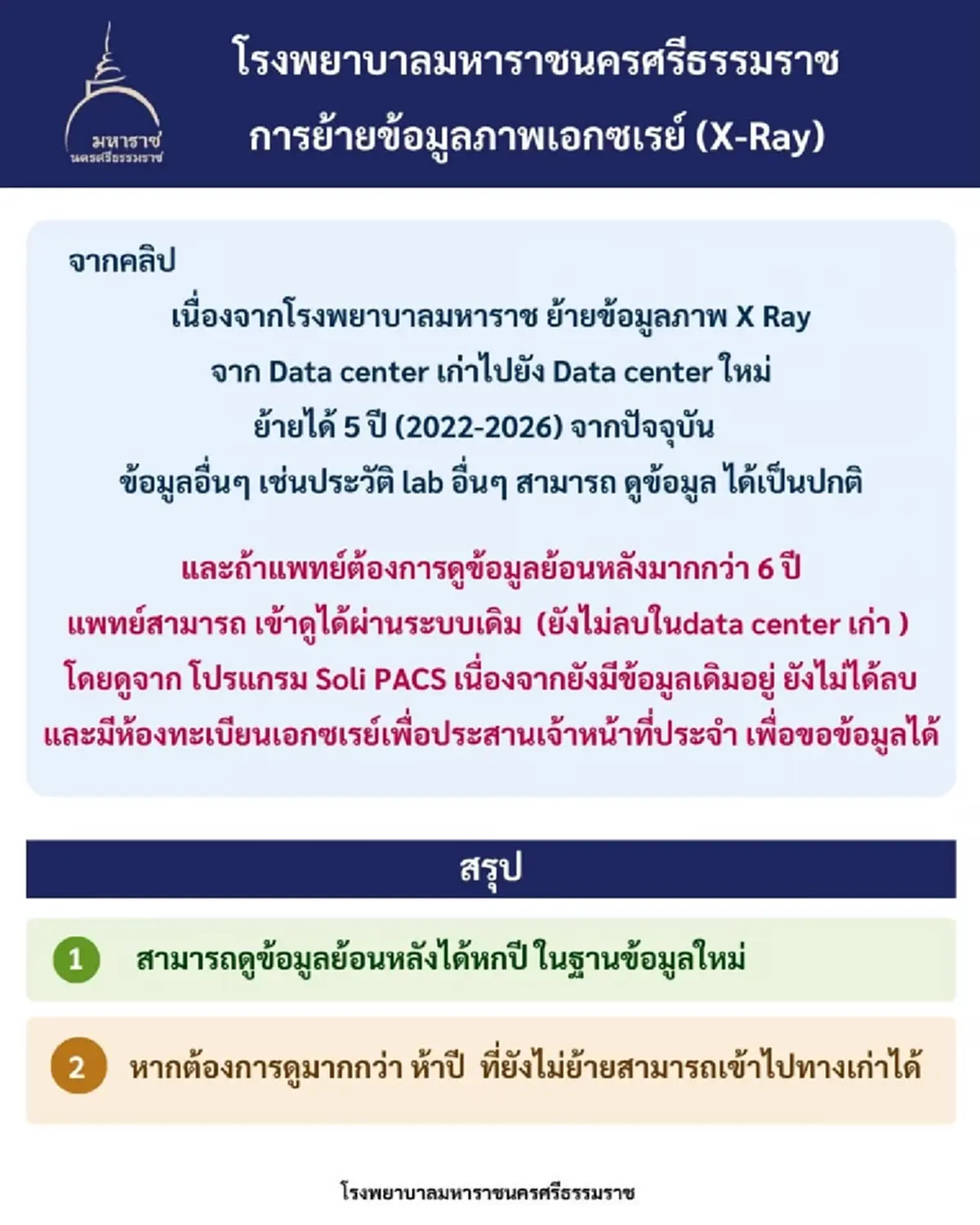 รพ.มหาราชนครศรีธรรมราช แจงแล้ว คลิปเดือดหมอโวยลั่นหน้าห้องตรวจ