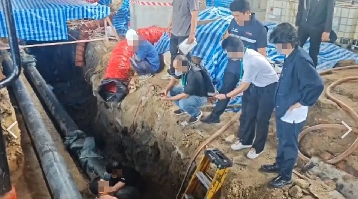 เจอจุดน้ำมันรั่ว! เร่งตรวจสอบท่อใต้ดินใต้ทางยกระดับพระราม 3