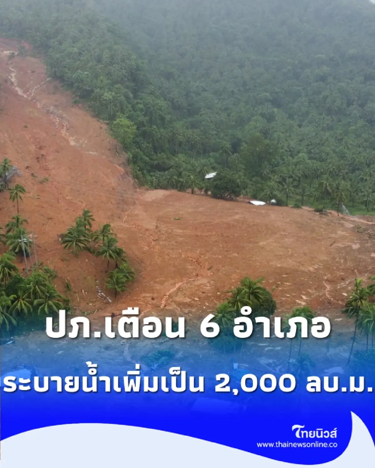 ปภ. ส่งแจ้งเตือน 4 อำเภอ จ.อ่างทอง เขื่อนเจ้าพระยาระบายน้ำเพิ่มเป็น 2,000 ลบ.ม./วินาที