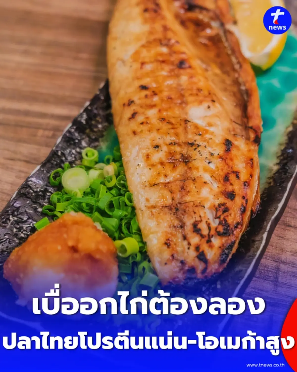 ปลาไทยโปรตีนแน่น-โอเมก้าสูง ดีไม่แพ้แซลมอนแต่ประหยัดกว่าเพียบ