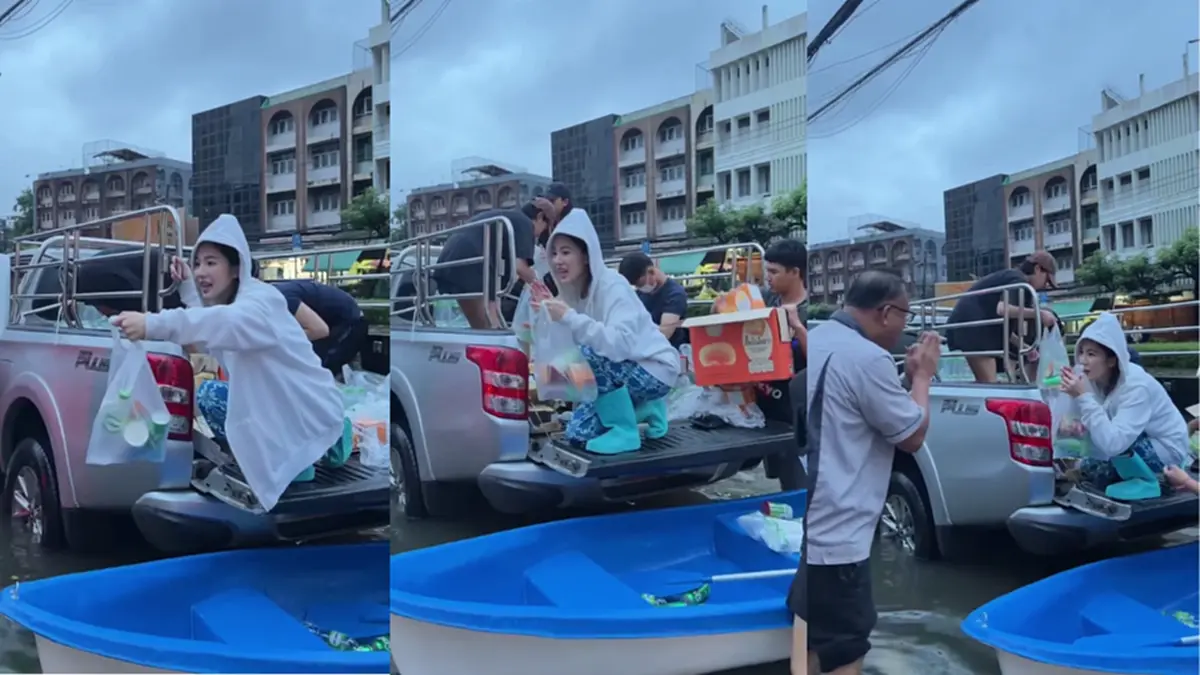 ครั้งแรกในชีวิต  ดาราสาว เปิดใจลงพื้นที่ ภูมิใจได้ช่วยน้ำท่วม
