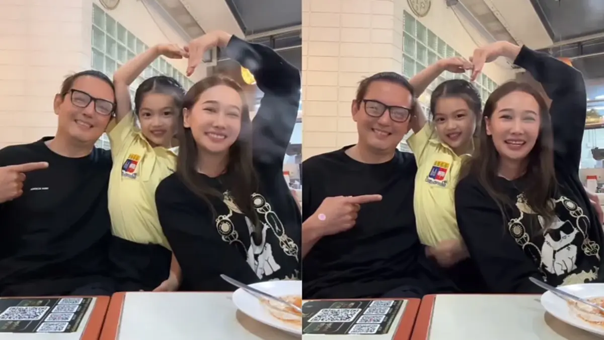 แฟนคลับใจฟู  "หนุ่ม ศรราม - กุ้งพลอย" ร่วมโต๊ะอาหารพร้อมหน้า