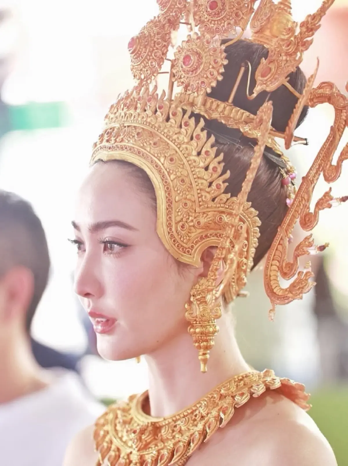 งดงามอ่อนช้อย แต้ว ณฐพร ร่วมพิธีรำบวงสรวงคำชะโนด  ต้อนรับ นาคี 3