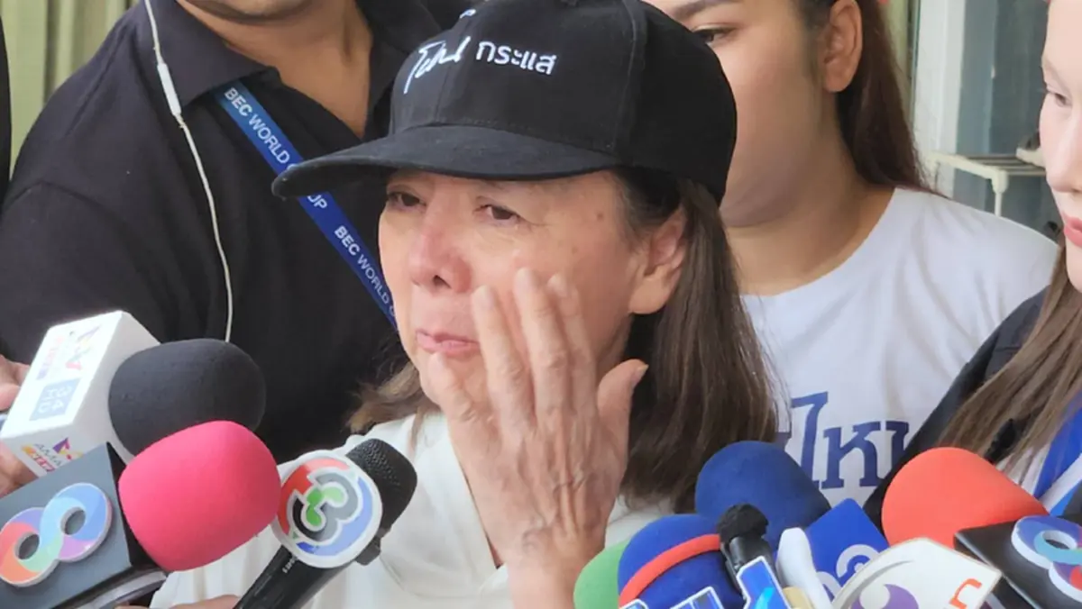 "แม่ภัทร" หลั่งน้ำตาชี้จุดห้องบอลรูม อ้างถูกขัง-ซ่อนผู้ป่วย