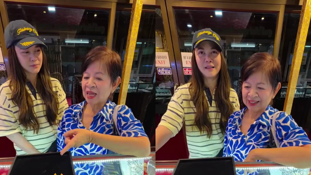 นักแสดงสาวตาโต  พาแม่หลอมเศษทองสะสม คิดว่าจะได้หลักแสน