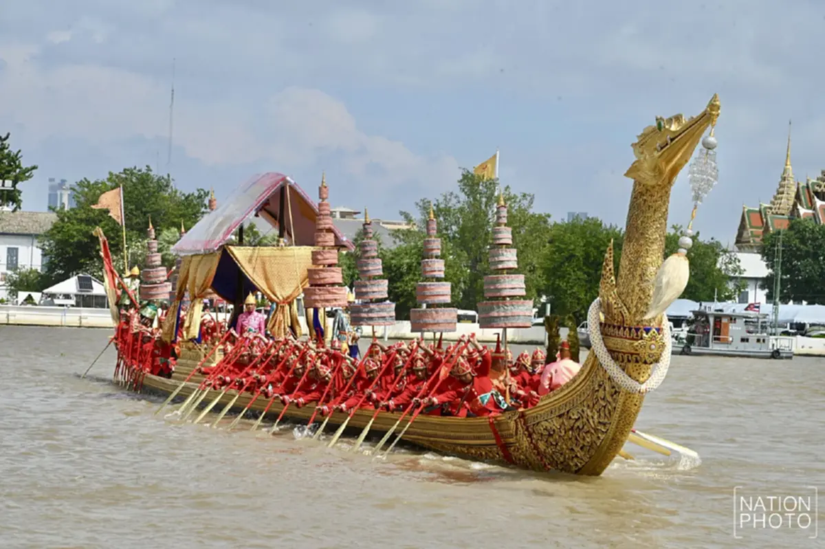 เลขมหามงคล พระราชพิธีถวายผ้าพระกฐิน โดยขบวนพยุหยาตราทางชลมารค