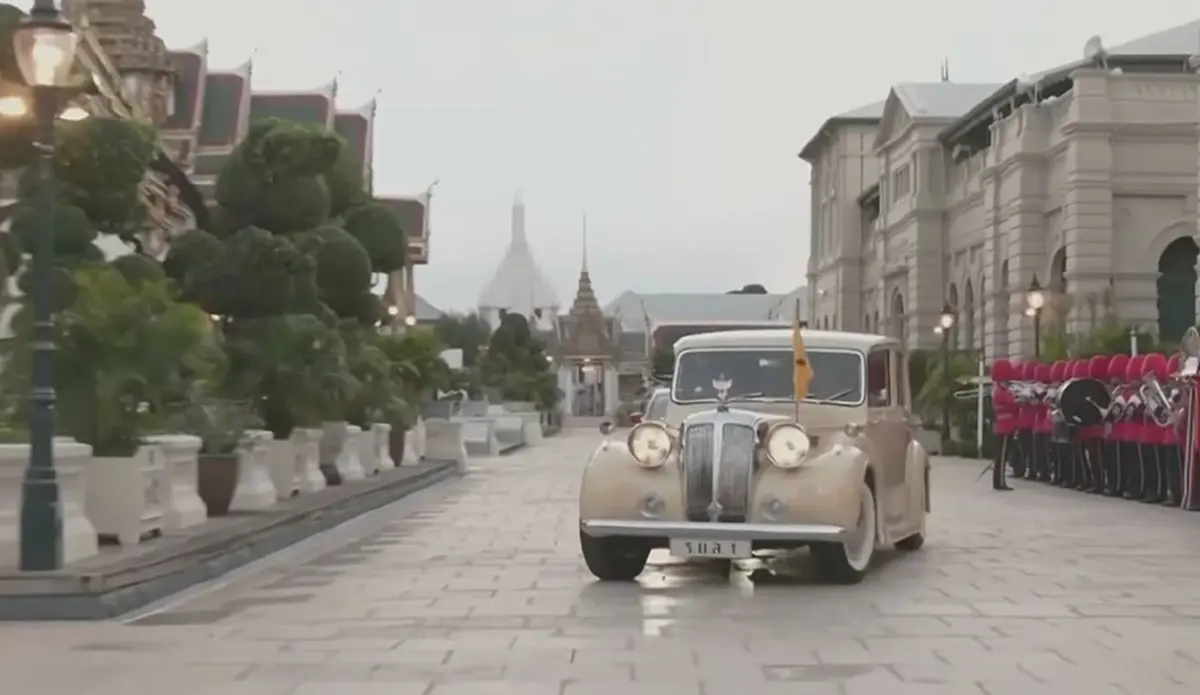 ทะเบียนรถยนต์พระที่นั่ง ในหลวงเสด็จฯ วันนวมินทรมหาราช 13 ต.ค. 69