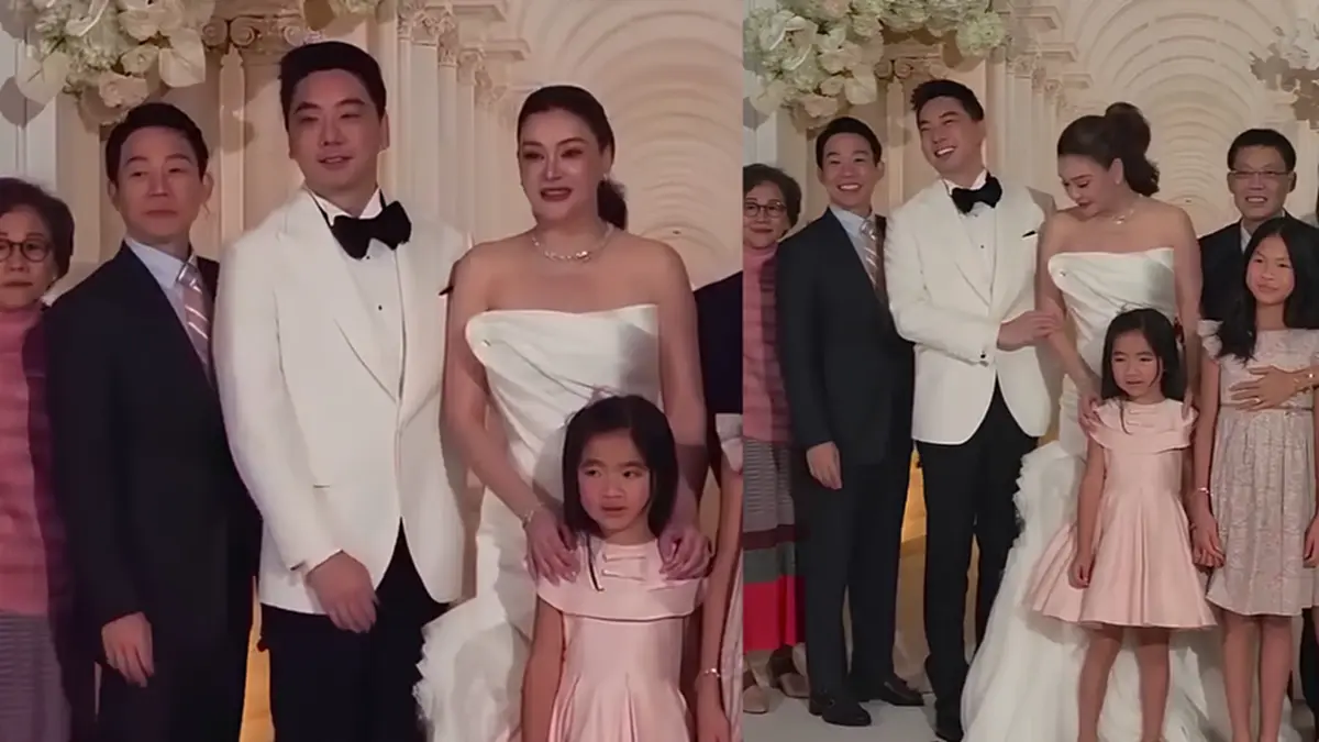 ช็อตประทับใจ อดีตสามี ร่วมยินดีงานแต่ง "โอ๋ ภัคจีรา - เบียร์ สรณัฐ"