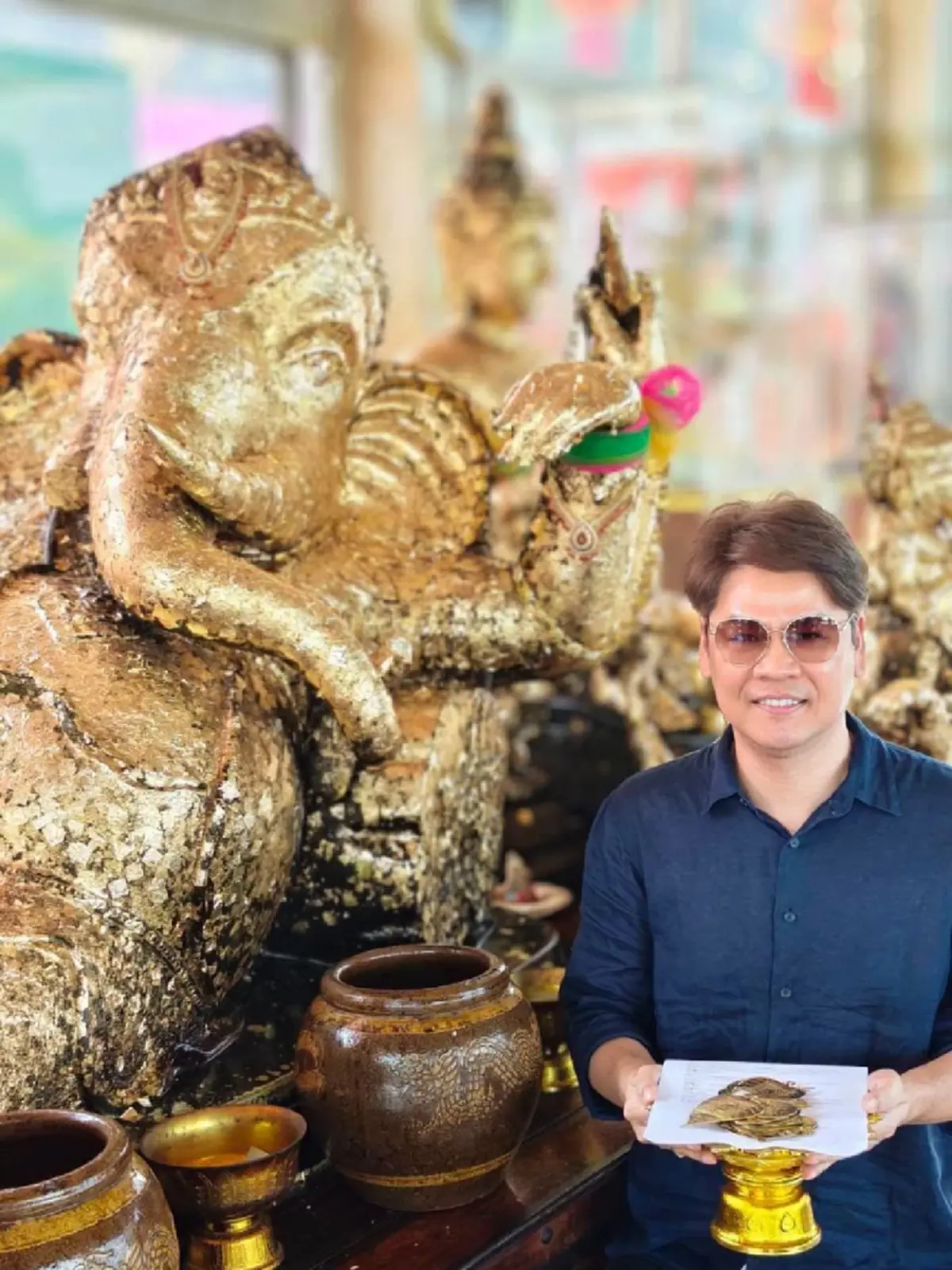 เปิดเลขปิงปอง พระพิฆเนศ วัดสมานรัตนาราม ฮือฮาหยิบได้เลขสวย