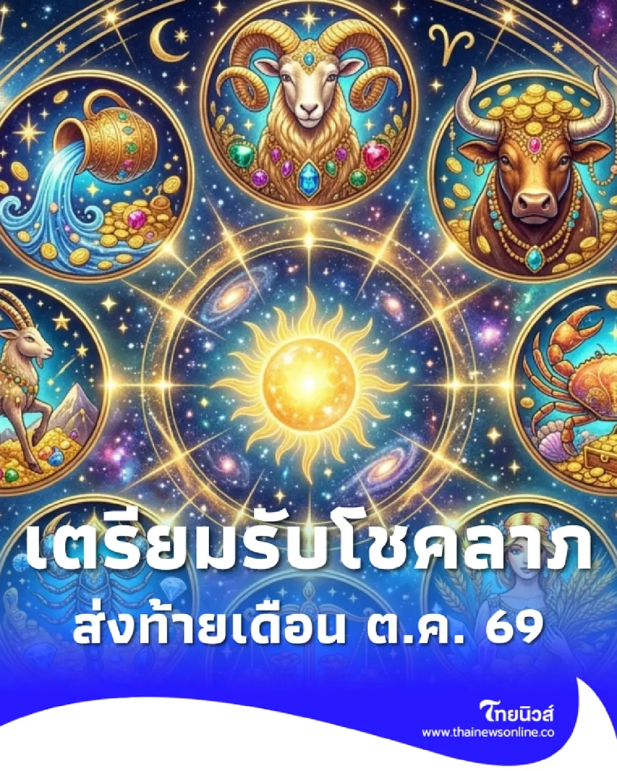 เคาะ 1 ราศี ส่งท้ายเดือน ต.ค. 69 ดวงการเงินเด่น รับโชคลาภแบบฟลุ๊คๆ