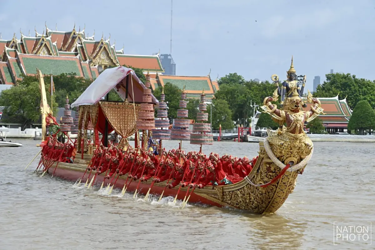 เลขมหามงคล พระราชพิธีถวายผ้าพระกฐิน โดยขบวนพยุหยาตราทางชลมารค