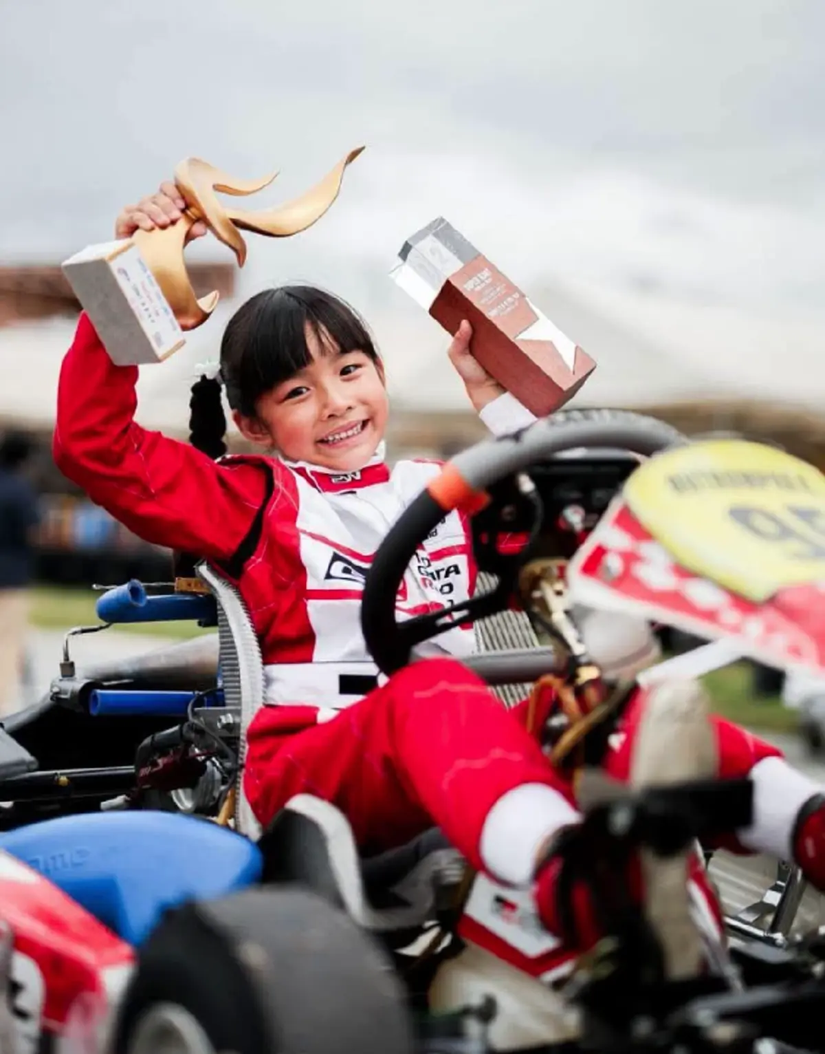 เปิดโฉม "น้องพิกเล็ต" นักซิ่งวัย 7 ขวบ คว้าอันดับ 1 Super Kart Thailand