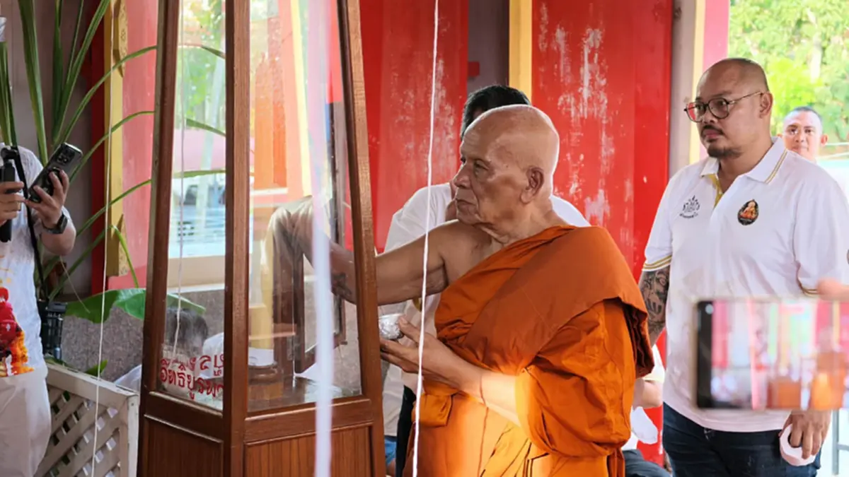 ฮือฮาเลขหางประทัด พระปิดตารุ่นห้ามจน เกจิดังร่วมพิธีพุทธาภิเษก