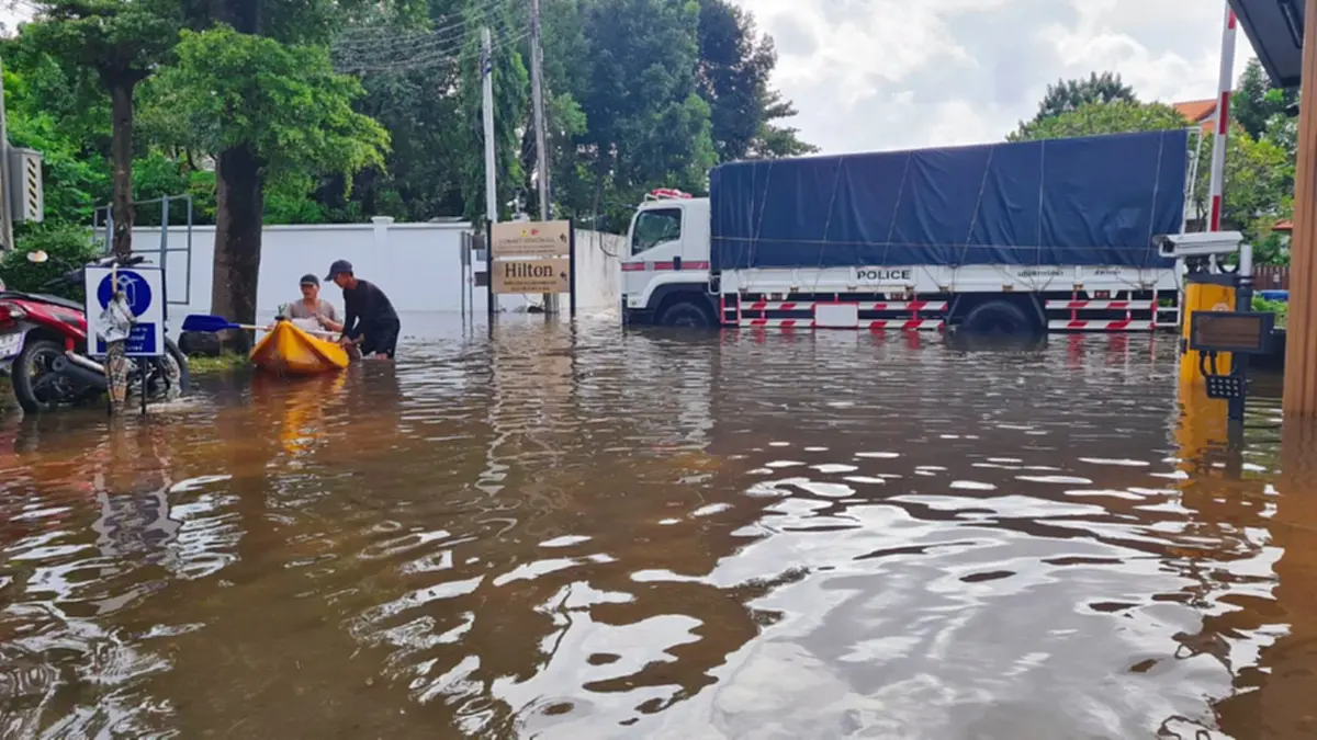 เตือนตรงๆ 3 อำเภอสมุทรปราการ น้ำจะไม่ลดลงใน 7-10 วันนี้