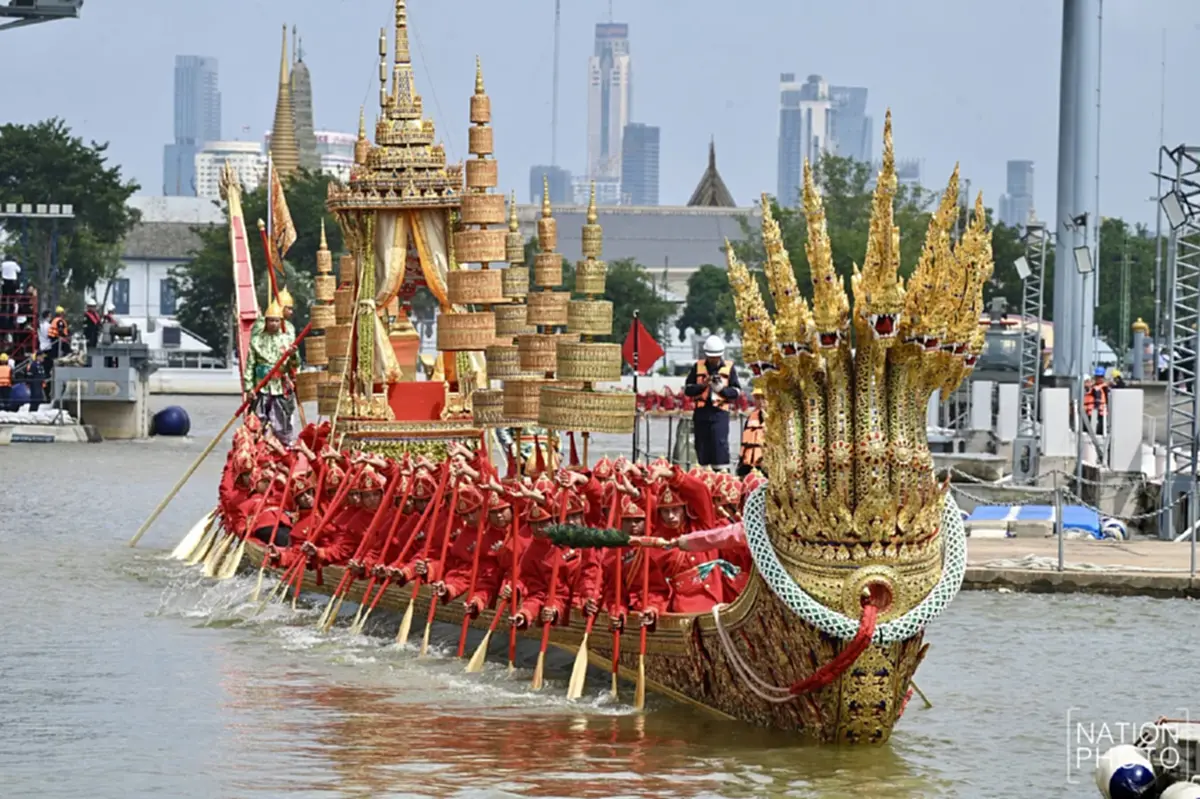 เลขมหามงคล พระราชพิธีถวายผ้าพระกฐิน โดยขบวนพยุหยาตราทางชลมารค