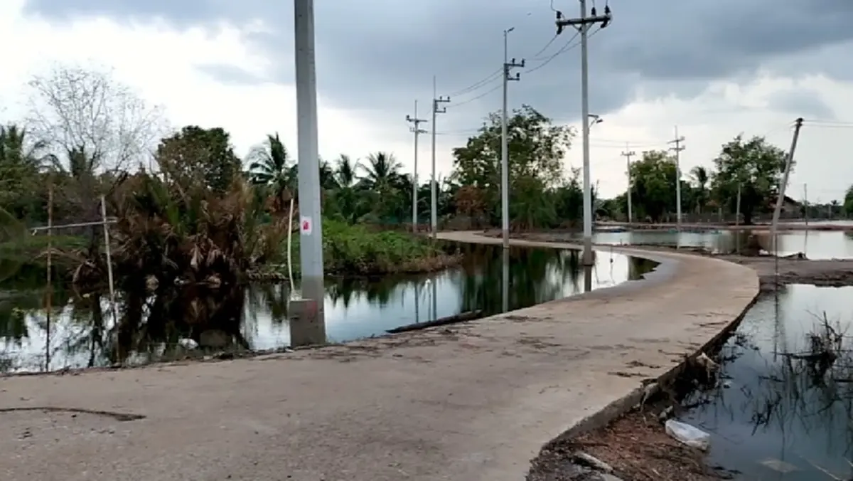 ดำข้นจนผวา! น้ำพิษจากปราจีนฯบุกฉะเชิงเทรา โดนแล้วคันยิบ