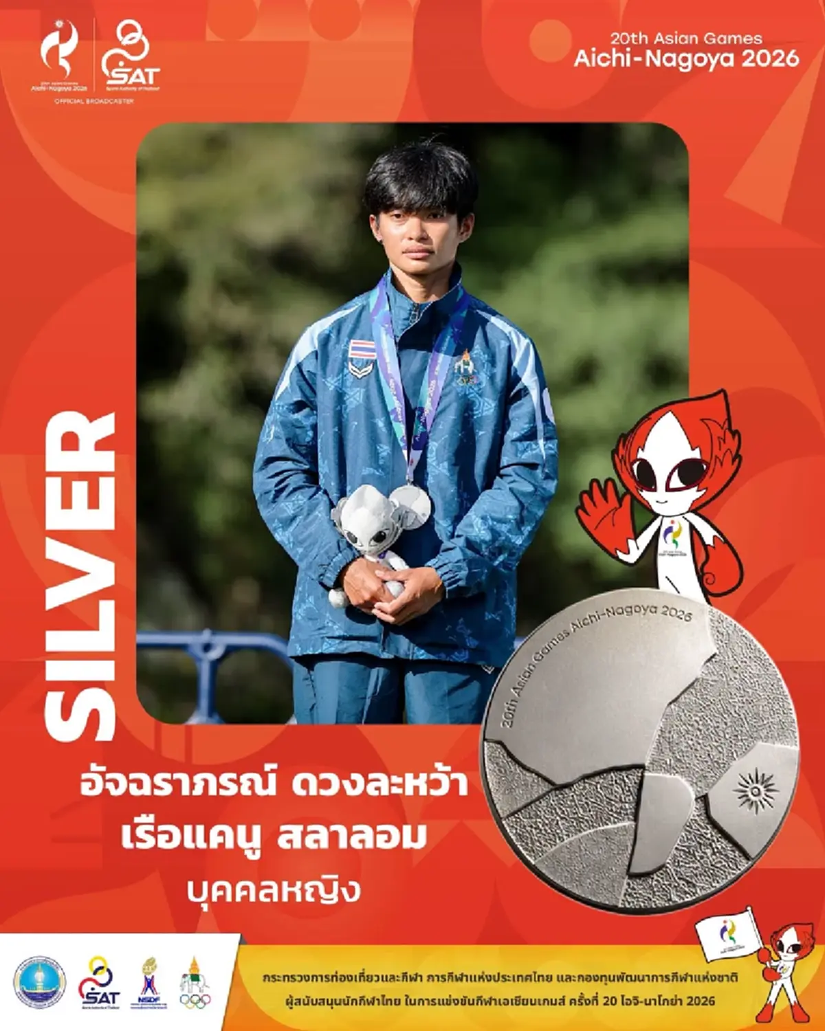 ส่องเงินรางวัล นักกีฬาทีมชาติไทย หลังคว้าได้ทั้งหมด 52 เหรียญ