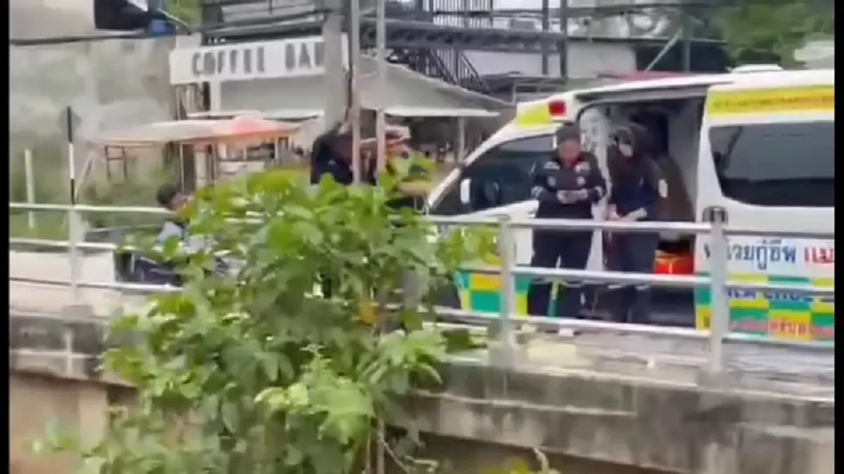 ประทับใจ! กู้ภัยยะลาไต่บันไดลิงลงคูระบายน้ำ ช่วยหมาปลอดภัย