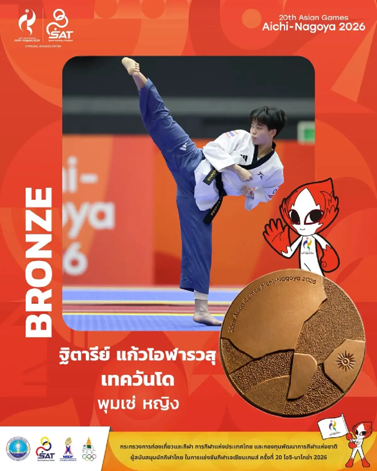 ส่องเงินรางวัล นักกีฬาทีมชาติไทย หลังคว้าได้ทั้งหมด 52 เหรียญ