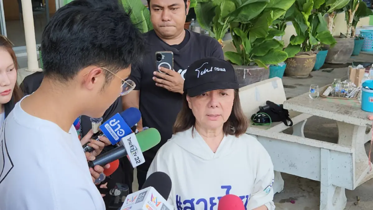 "แม่ภัทร" หลั่งน้ำตาชี้จุดห้องบอลรูม อ้างถูกขัง-ซ่อนผู้ป่วย