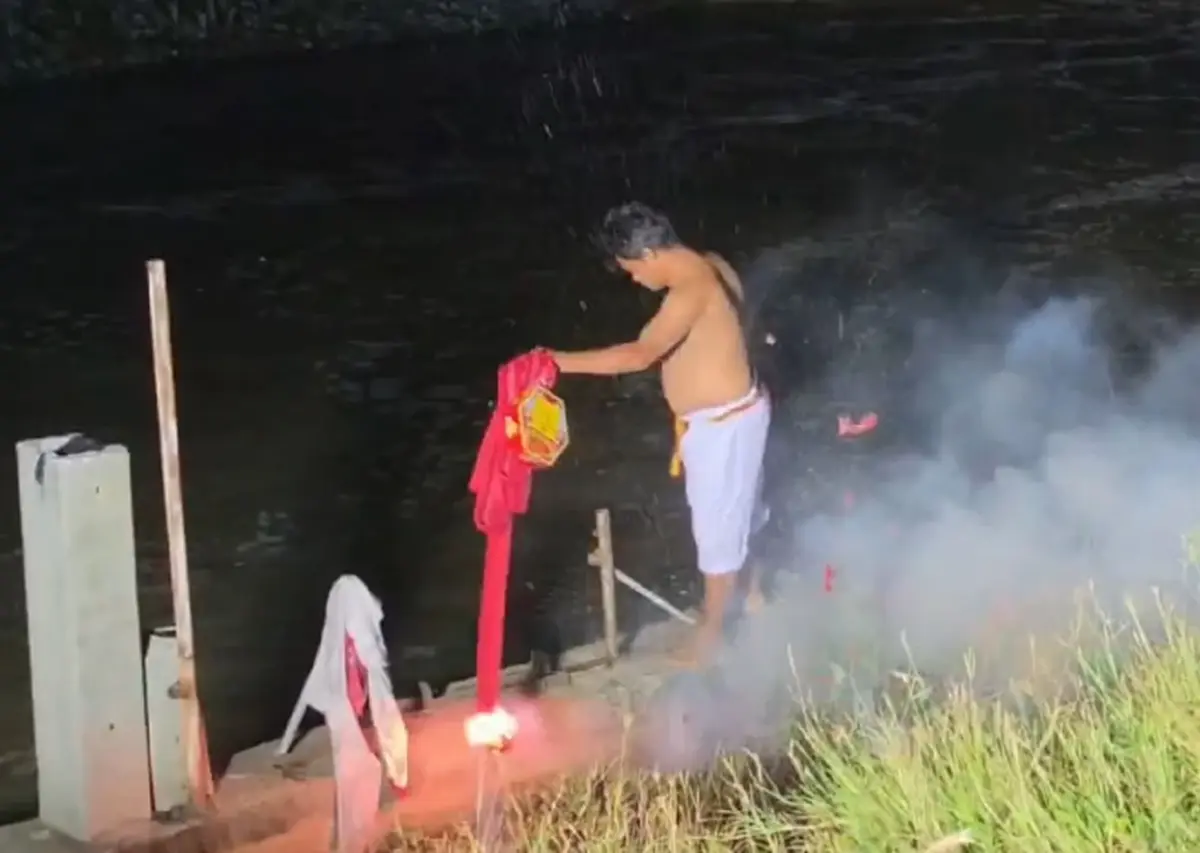 ขนลุก ร่างทรงทำพิธีเปิดตา ชี้จุดสาวสุพรรณหายตัวปริศนา 3 วัน 