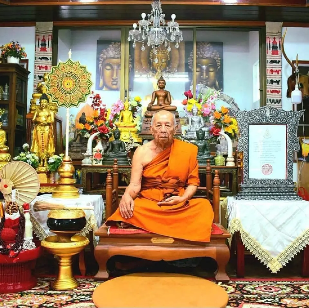 อาลัย สิ้นหลวงปู่ ครูบาสองเมือง ปญฺญาวโร วัดม่วงโตน มรณภาพ