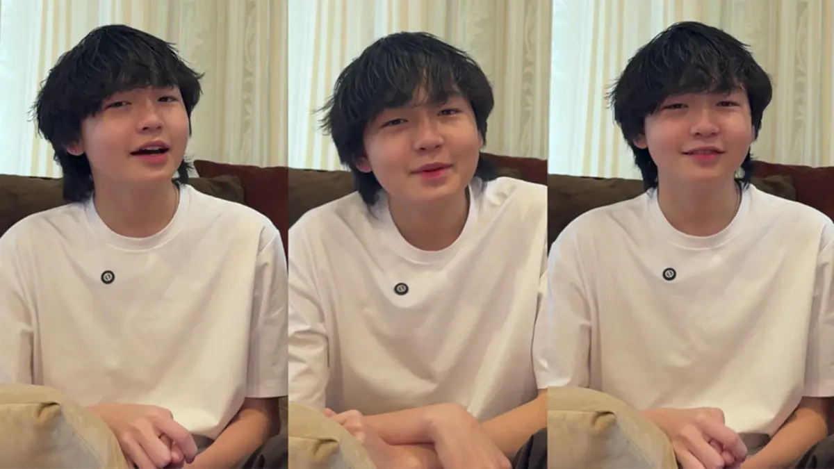 หล่อฉายแวว   ลูกชาย "พลอย ชิดจันทร์" โตเป็นหนุ่มวัย 16 ออร่าพุ่ง
