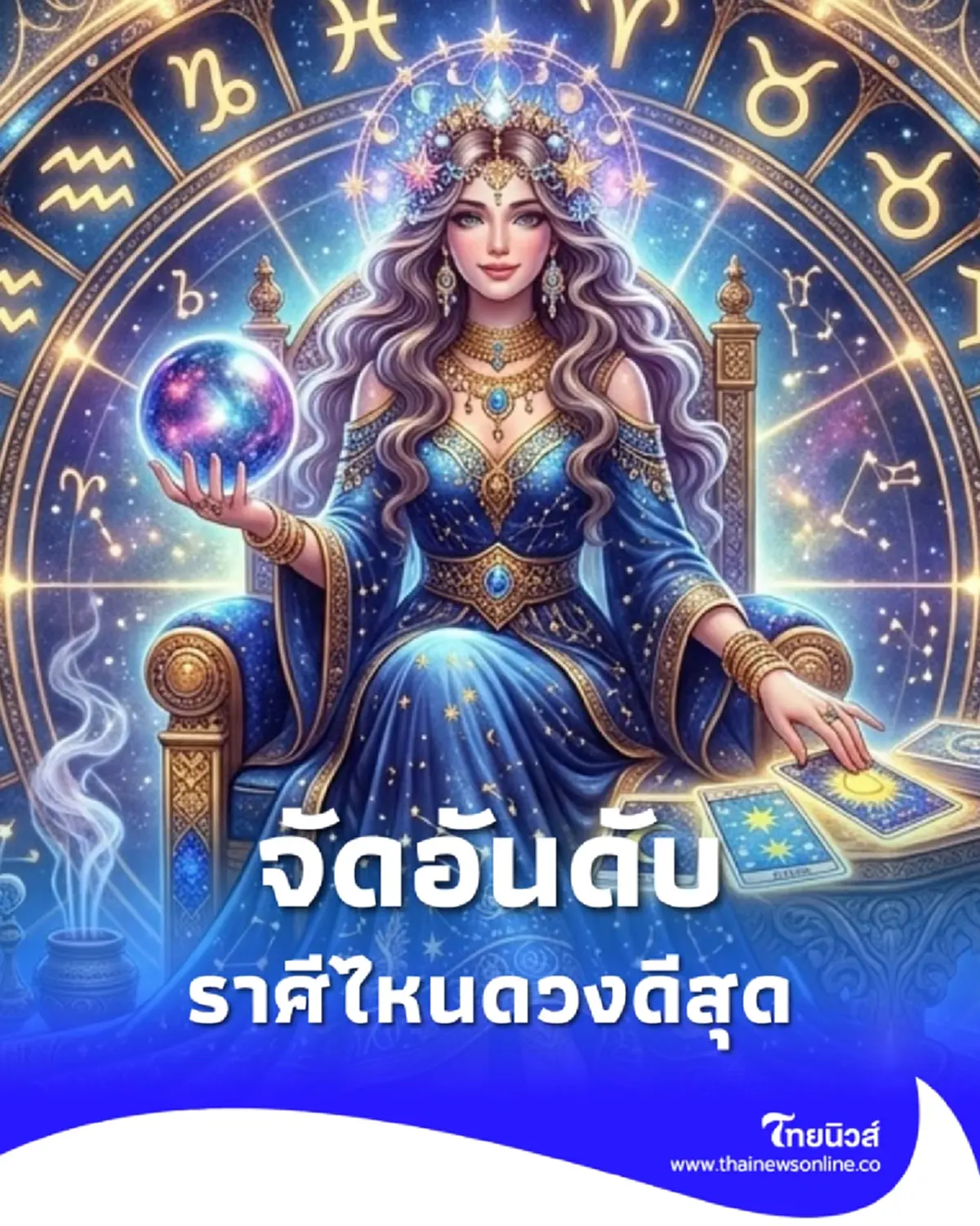 จัดอันดับคนดวงดี 12 ราศี ประจำเดือนตุลาคม 2569 ราศีไหนดวงดีสุด